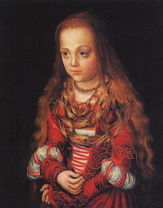CRANACH, Lucas the Elder A Princess of Saxony dfg France oil painting art